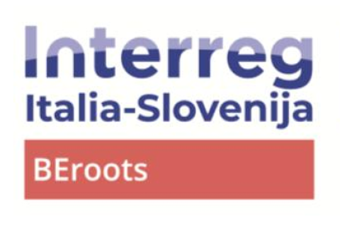 Logo Interreg Italia-Slovenija progetto BEroots