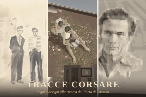 Immagine raffigurante il collage di tre dei 5 murales realizzati