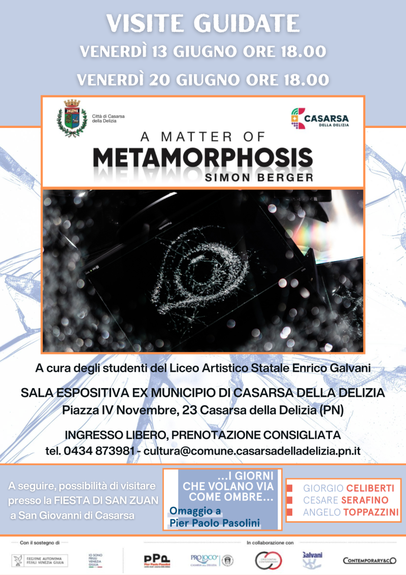 Ancora due visite guidate alla mostra di Simon Berger